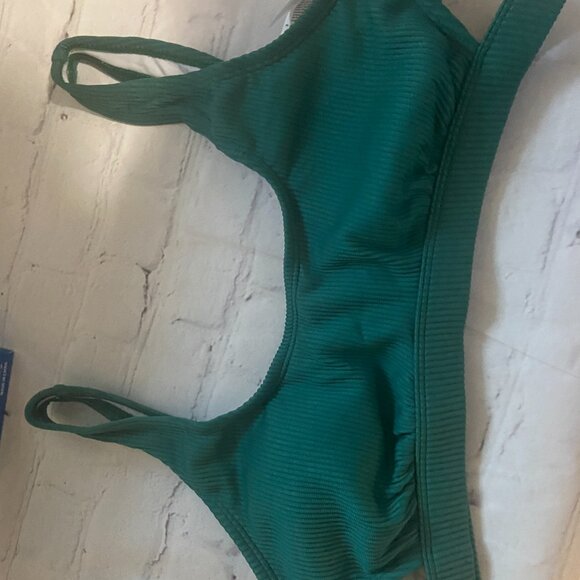 **CUPSHE** Women's Bikini Set Two Piece Swimsuits Med NWOT Emerald - Picture 4 of 8